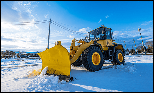 急な除雪作業も丸正建設にお任せ！のイメージ